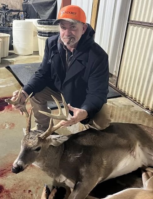 Bennie Ouber with a good 9-point buck!